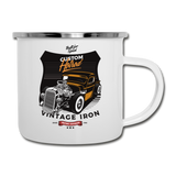 Hot Rod - Vintage Iron - Camper Mug - white