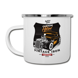 Hot Rod - Vintage Iron - Camper Mug - white
