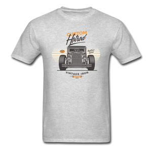Hot Rod - Vintage Iron - Front View - Unisex Classic T-Shirt - heather gray