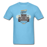 Hot Rod - Vintage Iron - Front View - Unisex Classic T-Shirt - aquatic blue