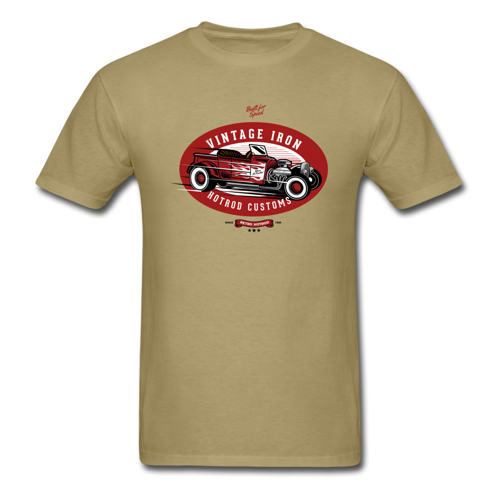 Hot Rod - Vintage Iron - Red - Unisex Classic T-Shirt - khaki