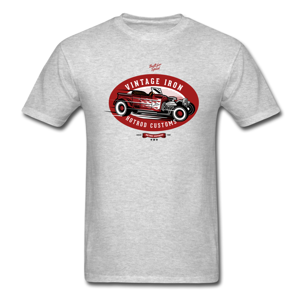 Hot Rod - Vintage Iron - Red - Unisex Classic T-Shirt - heather gray