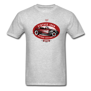 Hot Rod - Vintage Iron - Red - Unisex Classic T-Shirt - heather gray