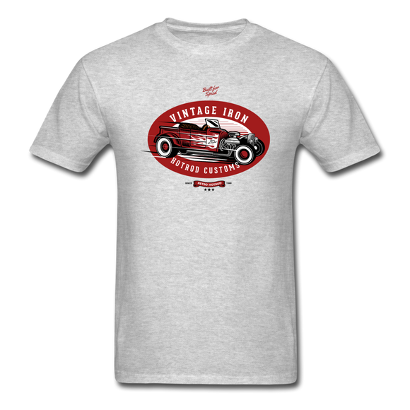 Hot Rod - Vintage Iron - Red - Unisex Classic T-Shirt - heather gray