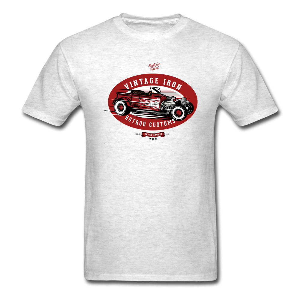 Hot Rod - Vintage Iron - Red - Unisex Classic T-Shirt - light heather gray