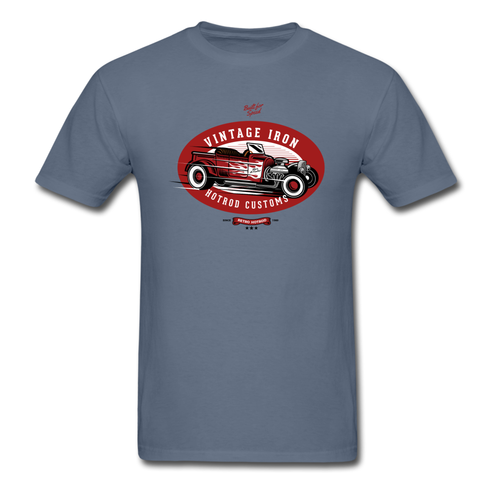 Hot Rod - Vintage Iron - Red - Unisex Classic T-Shirt - denim