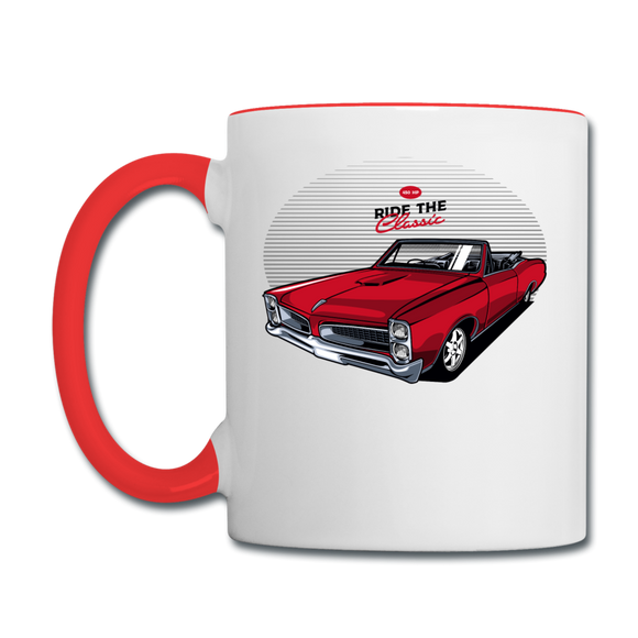 Ride The Classic - GTO - Contrast Coffee Mug - white/red
