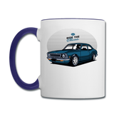 Ride The Classic - Contrast Coffee Mug - white/cobalt blue