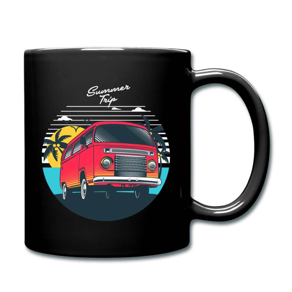 Summer Trip - Van - Full Color Mug - black