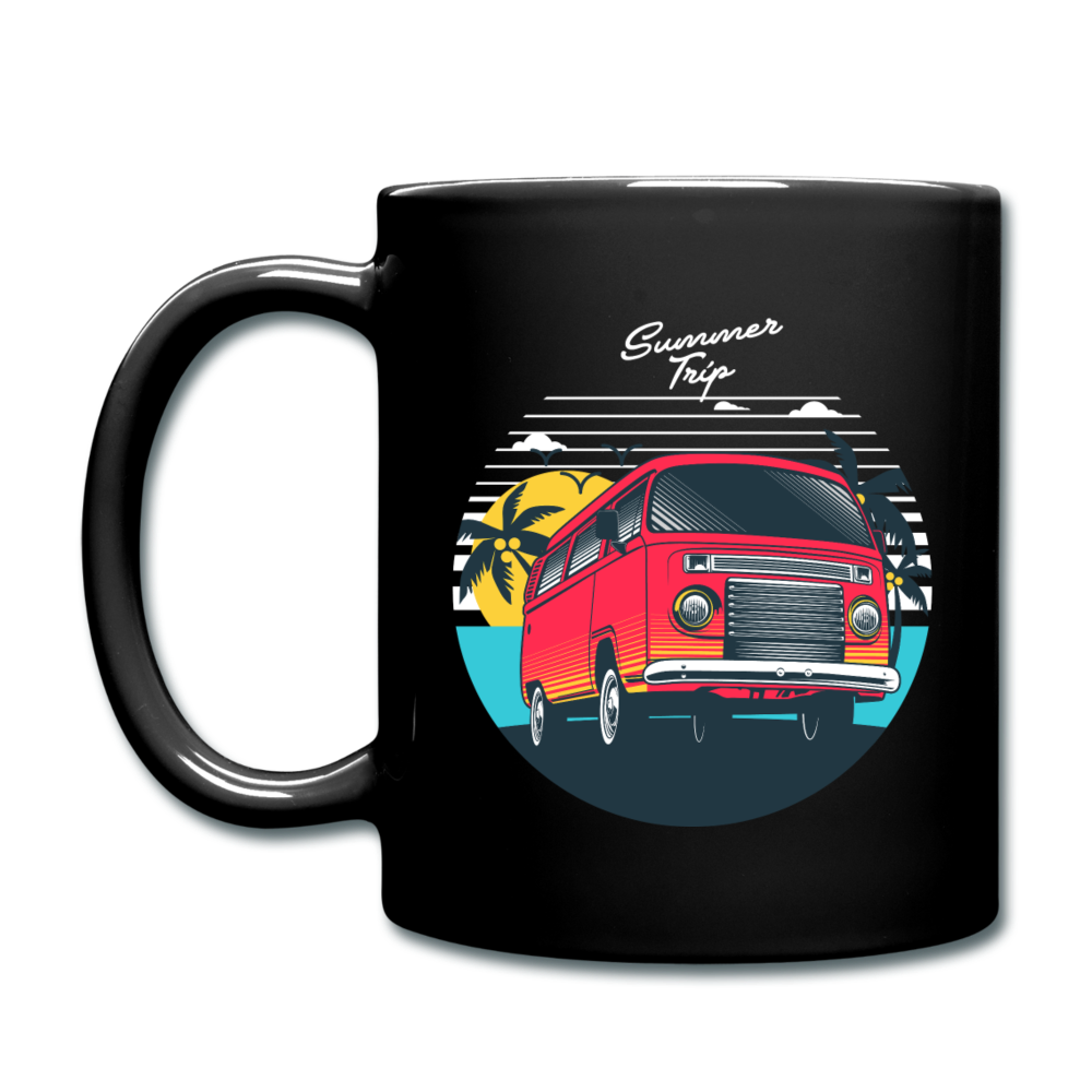 Summer Trip - Van - Full Color Mug - black