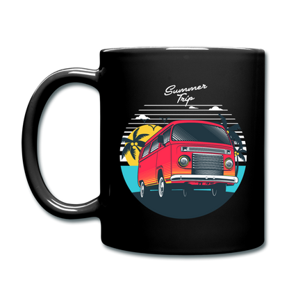 Summer Trip - Van - Full Color Mug - black