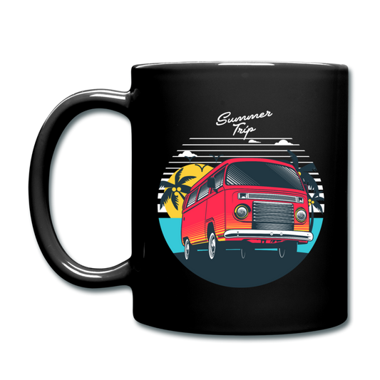 Summer Trip - Van - Full Color Mug - black