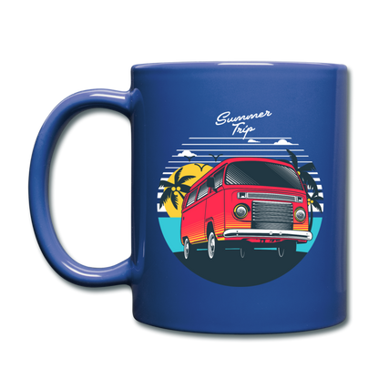 Summer Trip - Van - Full Color Mug - royal blue