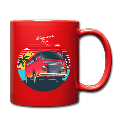 Summer Trip - Van - Full Color Mug - red