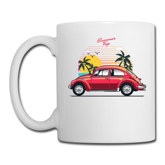 Summer Trip - VW - Coffee/Tea Mug - white