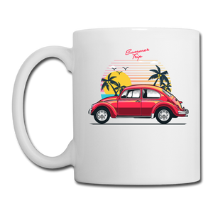 Summer Trip - VW - Coffee/Tea Mug - white