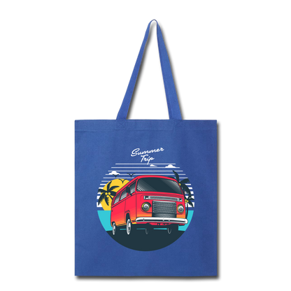 Summer Trip - Van - Tote Bag - royal blue