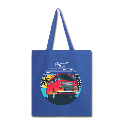 Summer Trip - Van - Tote Bag - royal blue