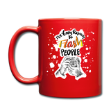 I've Been Known To Flash People - Full Color Mug - red