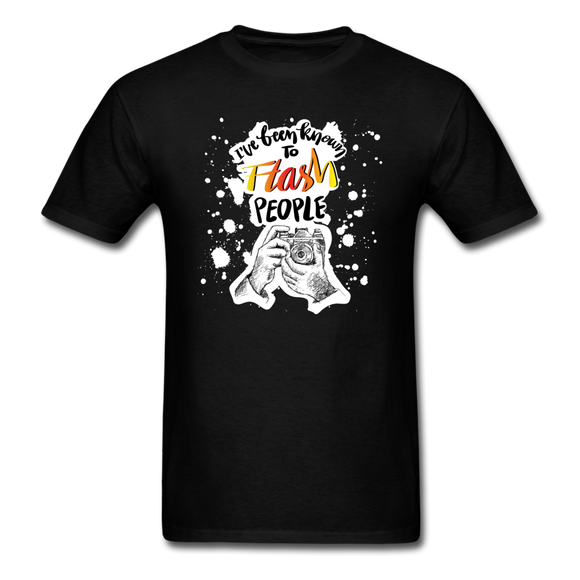 I've Been Known To Flash People - Unisex Classic T-Shirt - black