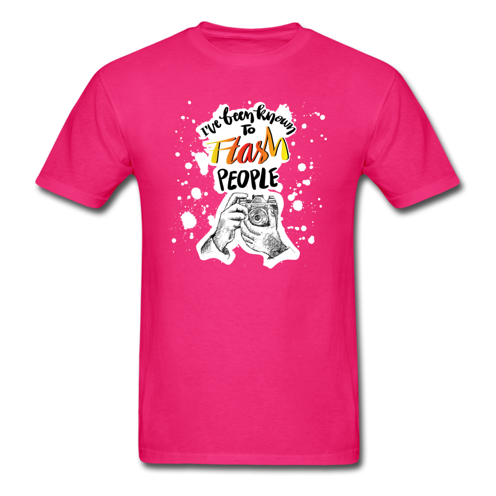 I've Been Known To Flash People - Unisex Classic T-Shirt - fuchsia