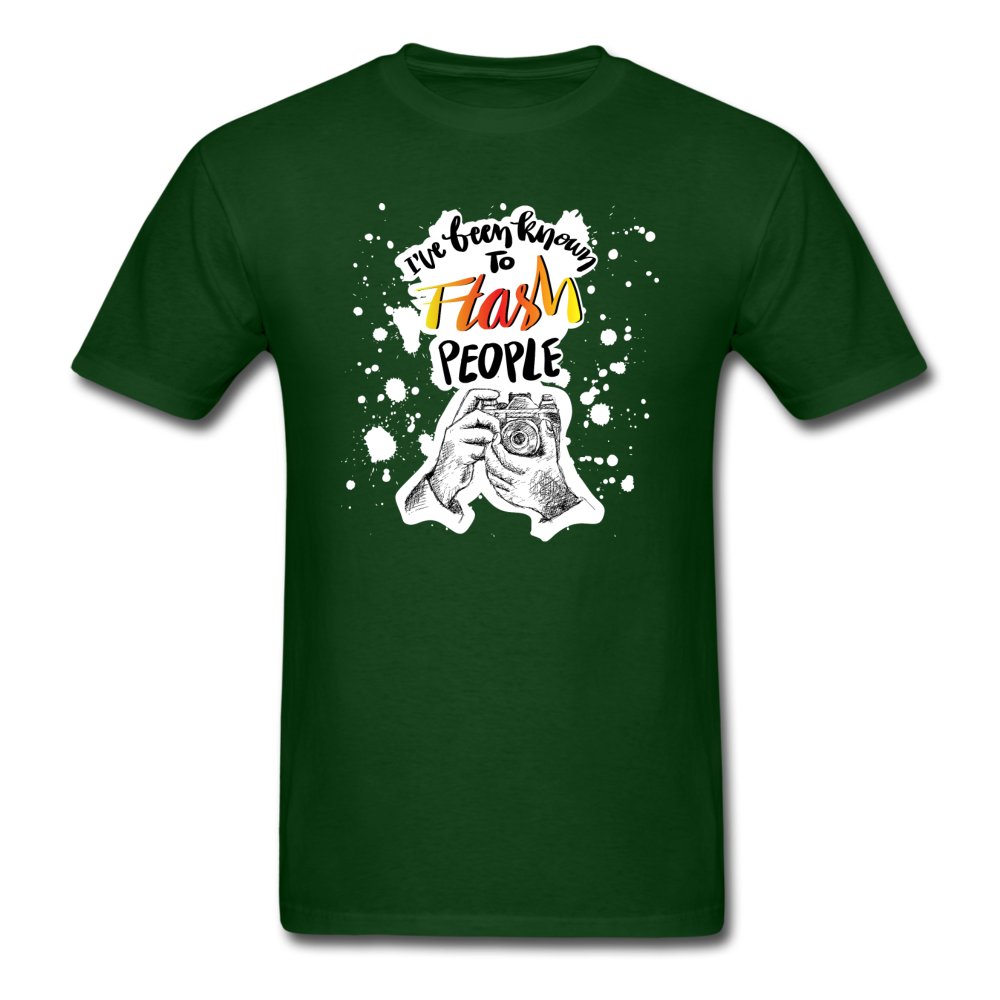 I've Been Known To Flash People - Unisex Classic T-Shirt - forest green