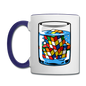 Rubik - Contrast Coffee Mug - white/cobalt blue