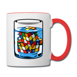 Rubik - Contrast Coffee Mug - white/red