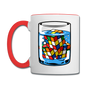 Rubik - Contrast Coffee Mug - white/red