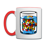 Rubik - Contrast Coffee Mug - white/red