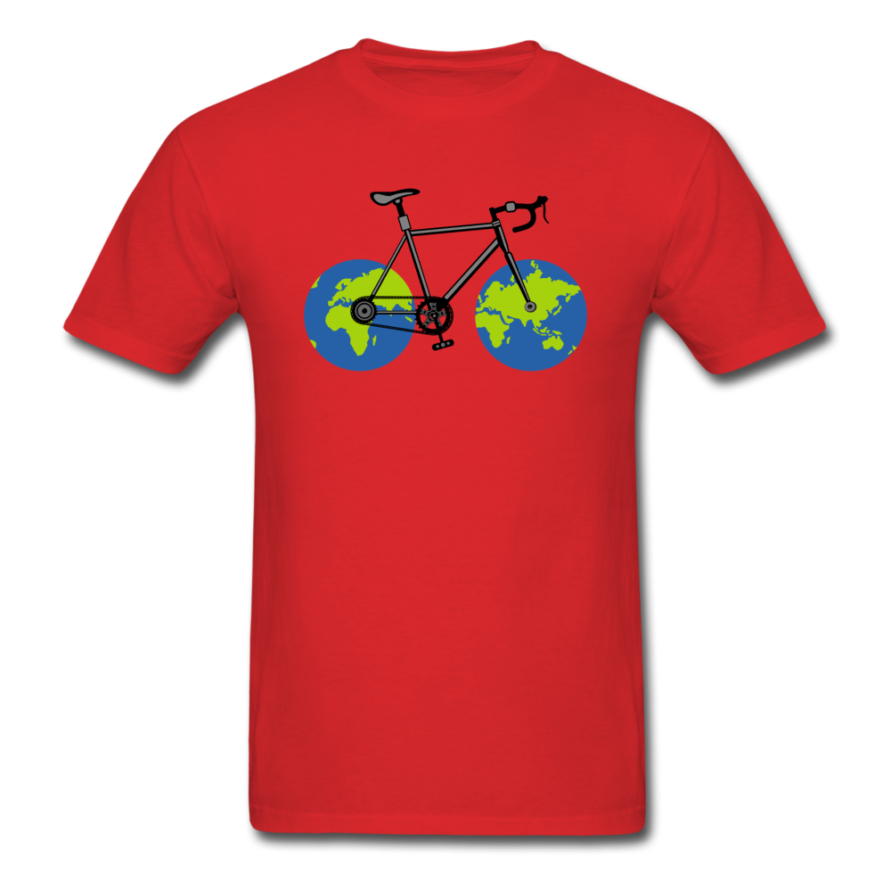 Bike - Earth - Unisex Classic T-Shirt - red