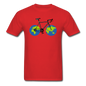 Bike - Earth - Unisex Classic T-Shirt - red