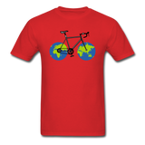 Bike - Earth - Unisex Classic T-Shirt - red