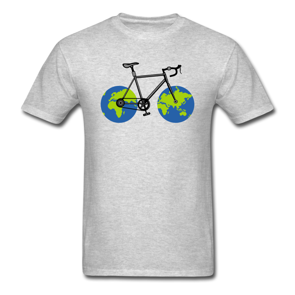 Bike - Earth - Unisex Classic T-Shirt - heather gray