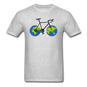 Bike - Earth - Unisex Classic T-Shirt - heather gray