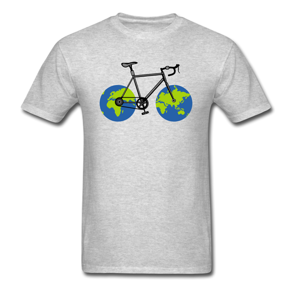 Bike - Earth - Unisex Classic T-Shirt - heather gray
