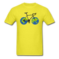 Bike - Earth - Unisex Classic T-Shirt - yellow