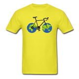 Bike - Earth - Unisex Classic T-Shirt - yellow