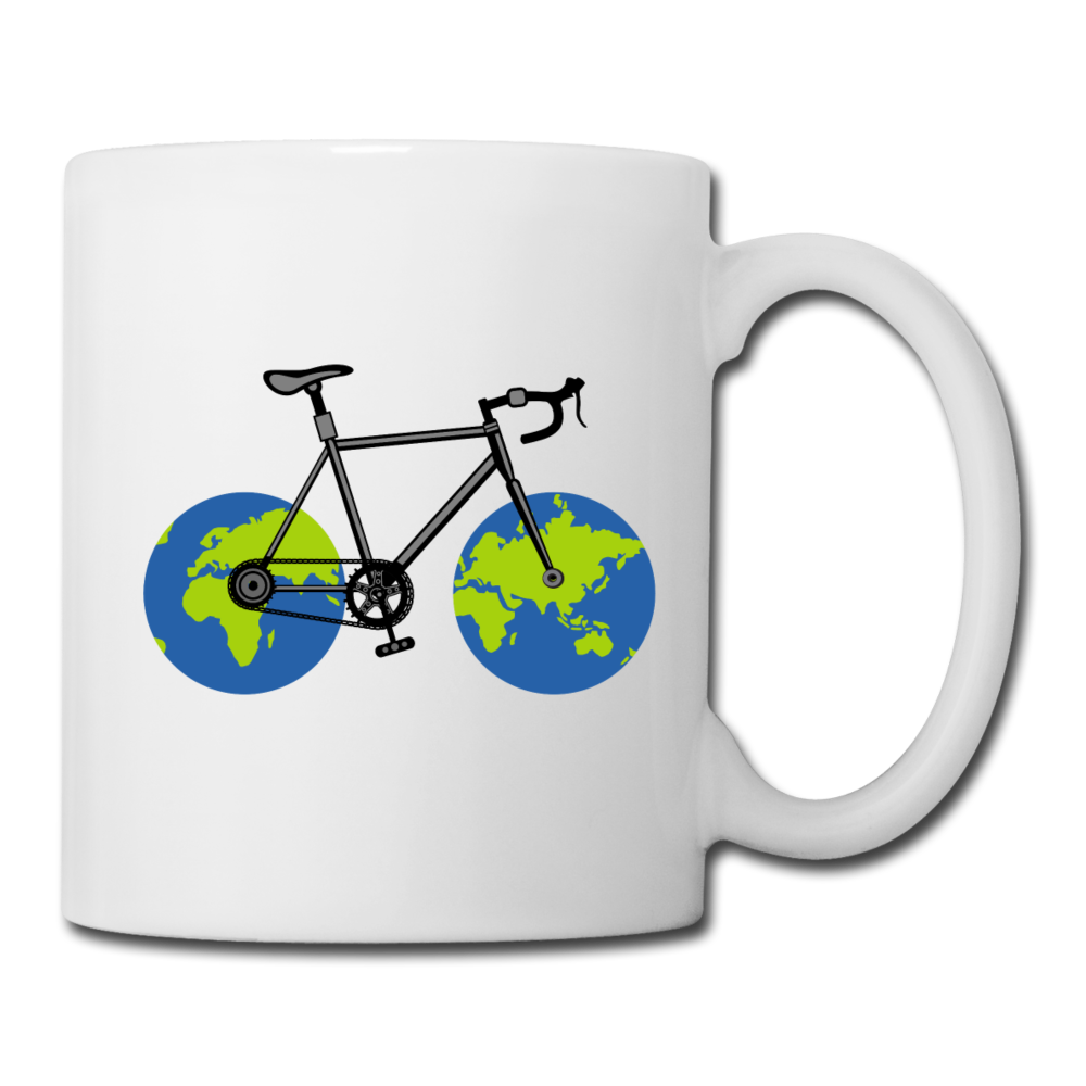 Bike - Earth - Coffee/Tea Mug - white