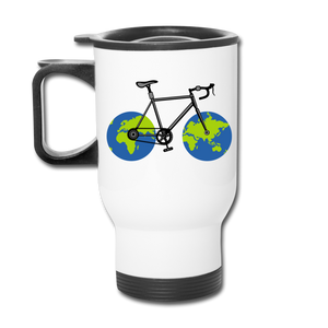 Bike - Earth - Travel Mug - white