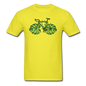 Bike - Green - Unisex Classic T-Shirt - yellow