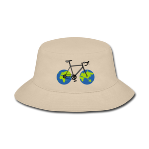 Bike - Earth - Bucket Hat - cream