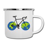 Bike - Earth - Camper Mug - white