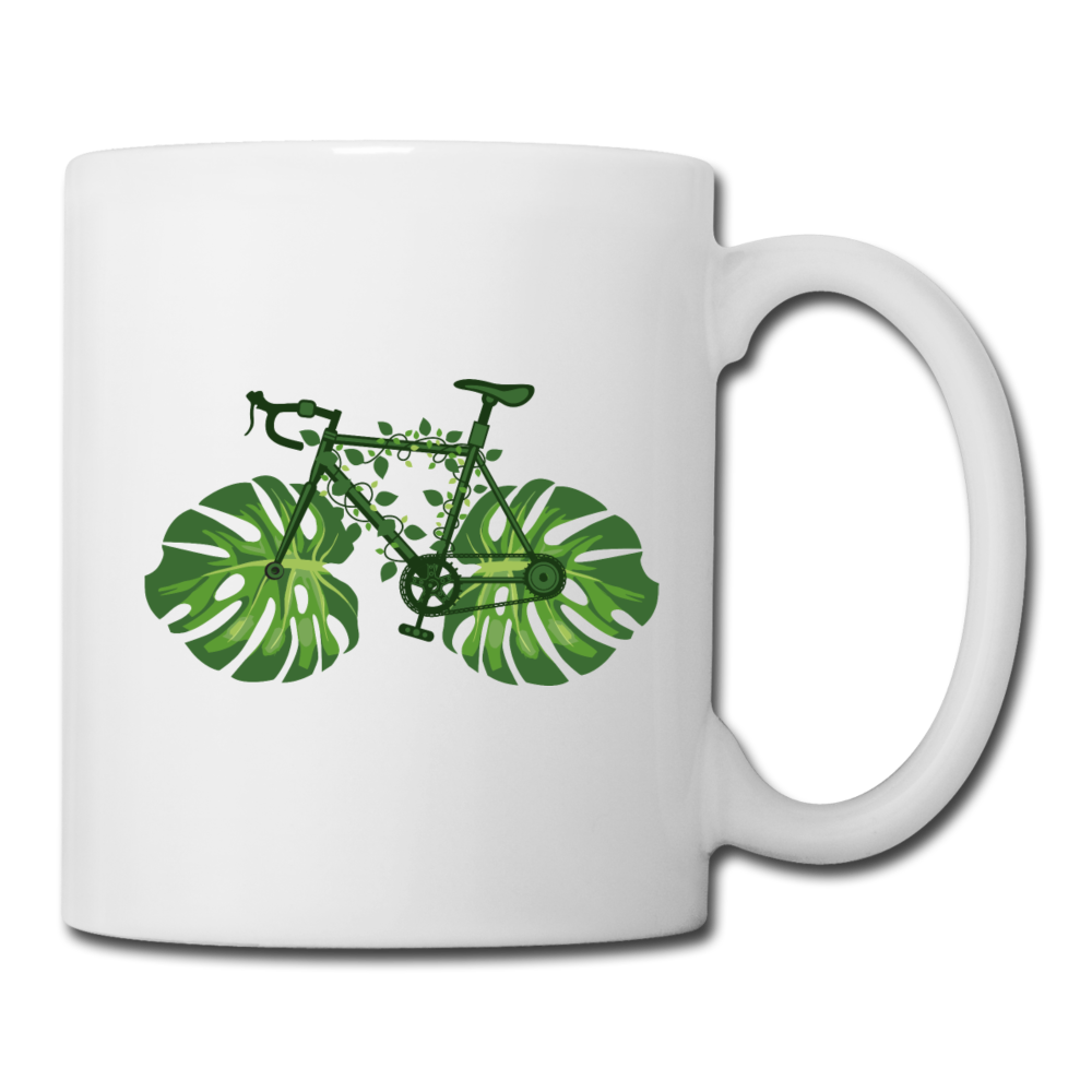 Bike - Green - Coffee/Tea Mug - white