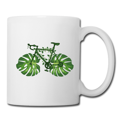 Bike - Green - Coffee/Tea Mug - white