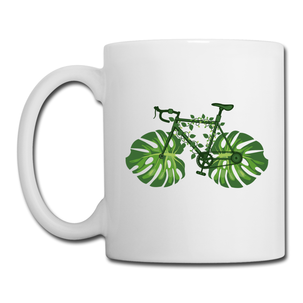 Bike - Green - Coffee/Tea Mug - white