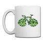 Bike - Green - Coffee/Tea Mug - white