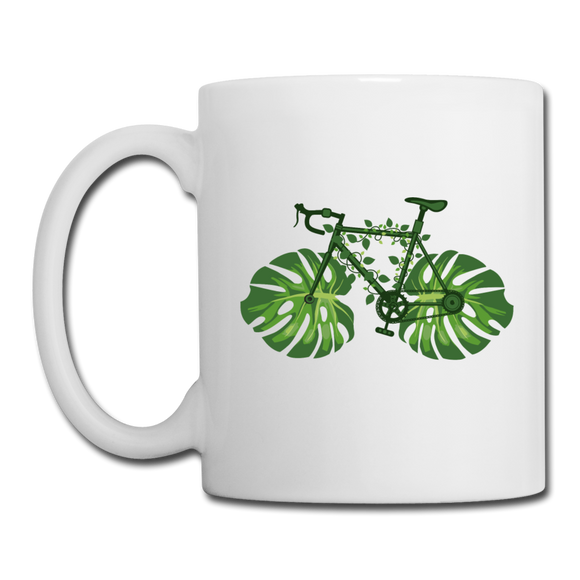 Bike - Green - Coffee/Tea Mug - white
