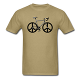 Bike - Peace - Unisex Classic T-Shirt - khaki