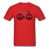 Bike - Peace - Unisex Classic T-Shirt - red